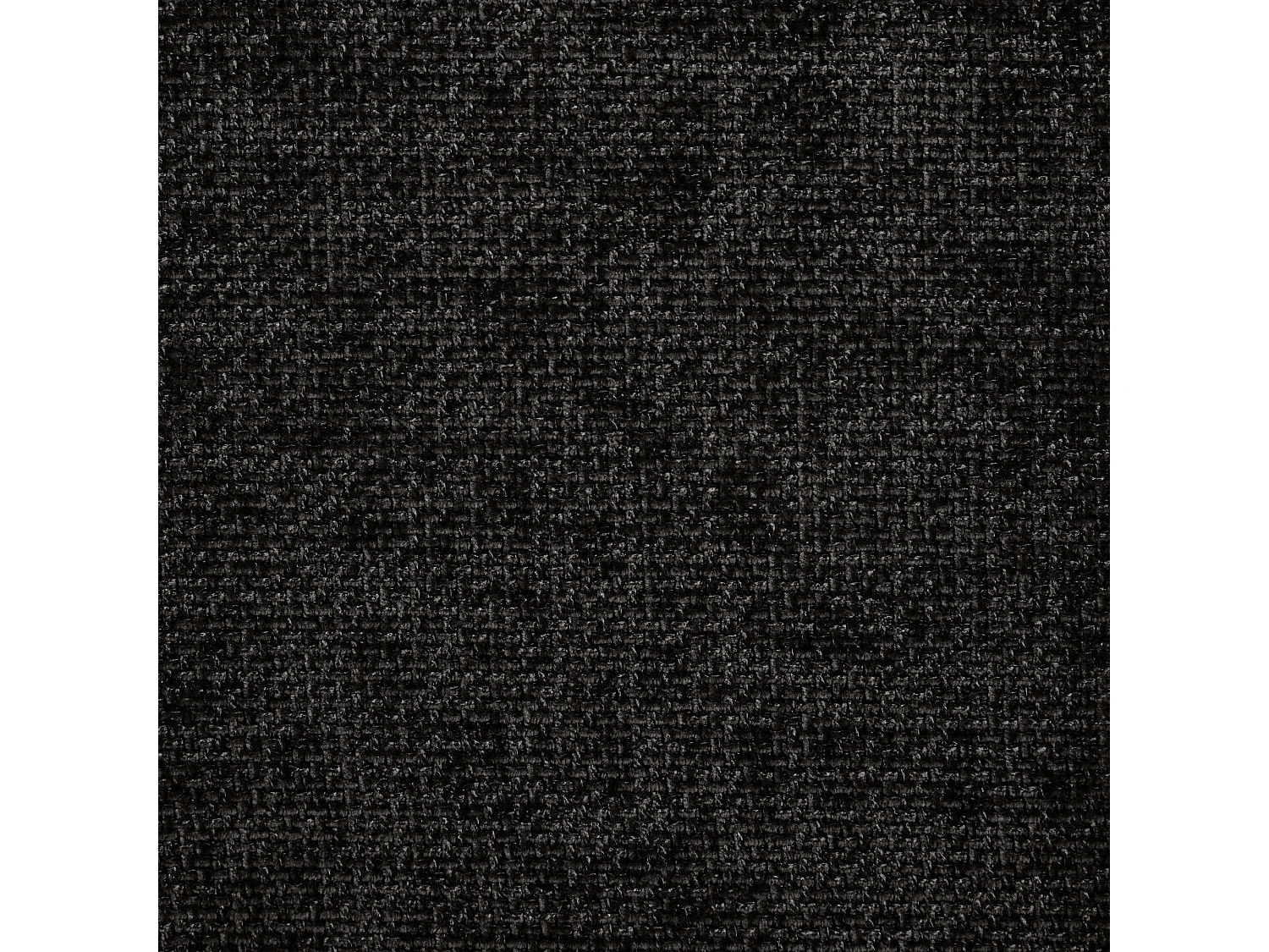 Fauteuil PERLE en velours chenillé noir