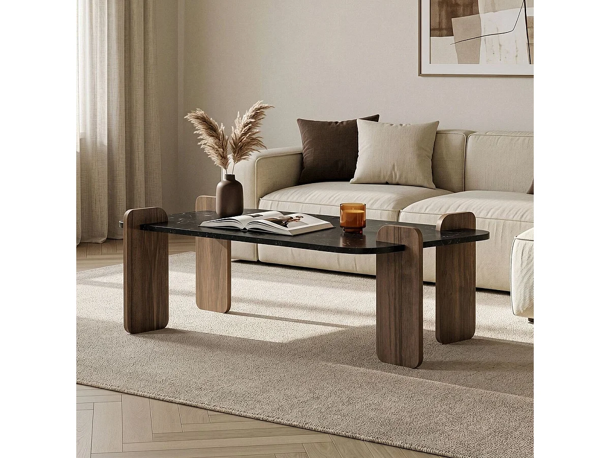 Couchtisch mit rechteckiger Platte L120 cm - ELOI