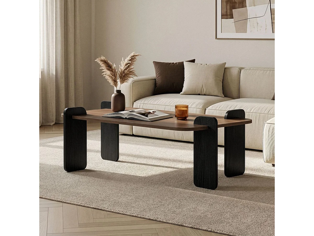 Couchtisch mit rechteckiger Platte L120 cm - ELOI