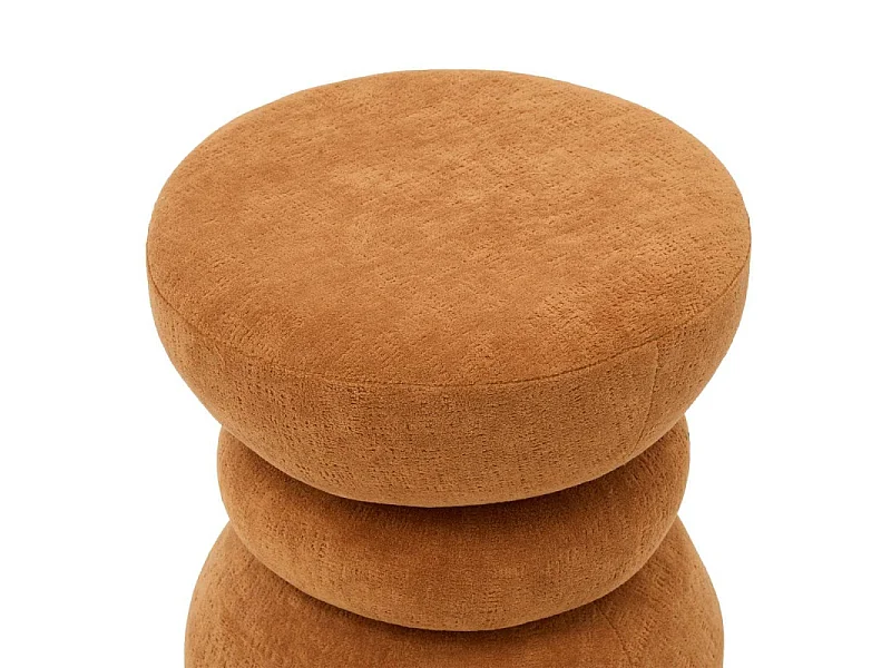 Pouf totem Ritem H38,5 cm ambre Atmosphera