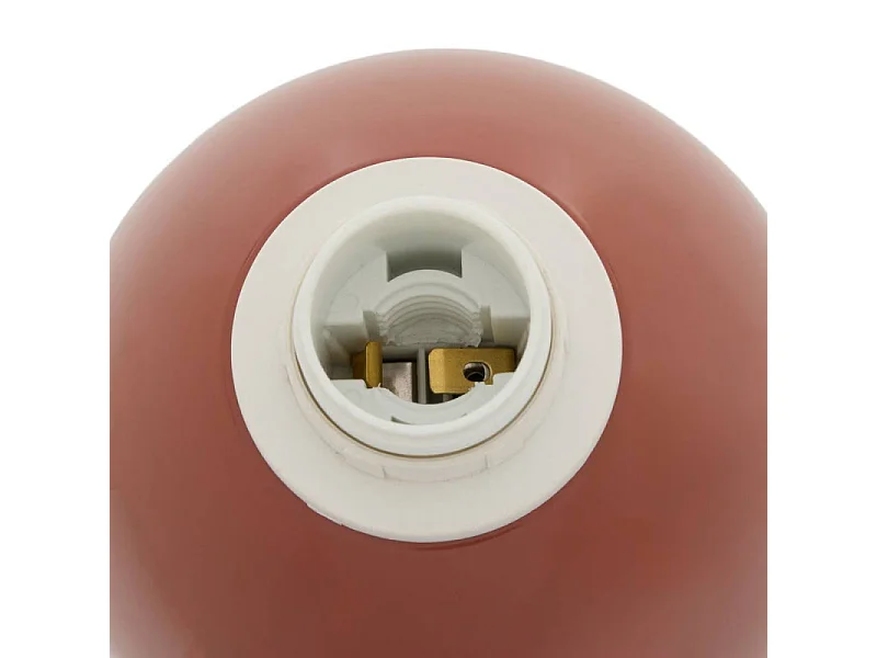 Lampe bicolore 37 cm Lito métal terracotta Atmosphera