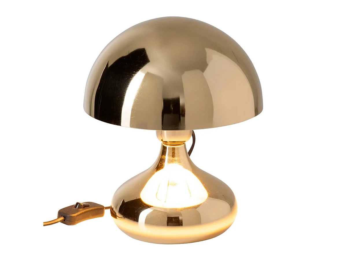 Lampe à Poser Design "Edda" 26cm Doré