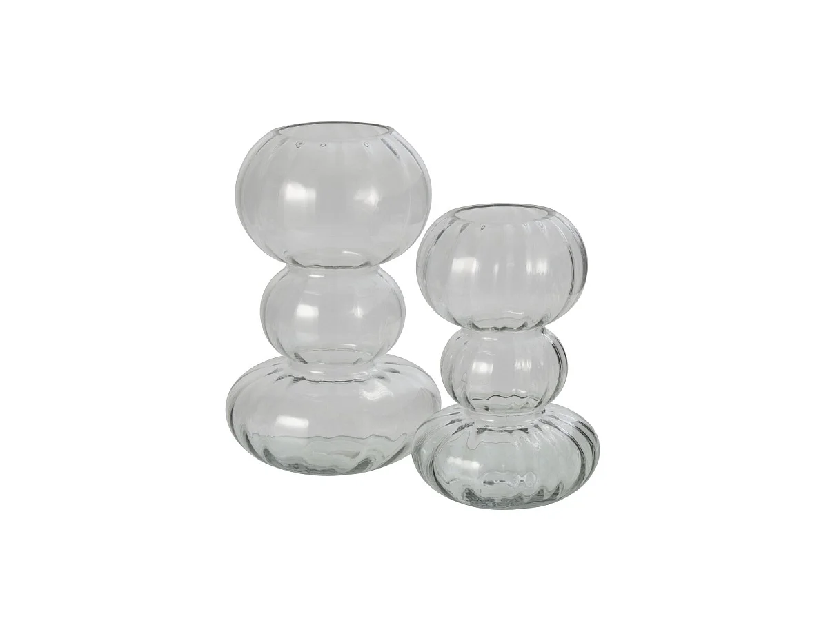 Vase Bulle en Verre "Rosalie" 33cm Transparent