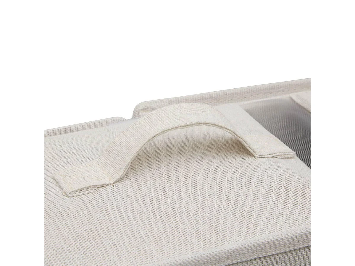 Lot de 2 Housses de Rangement "Dressy" 41cm Beige
