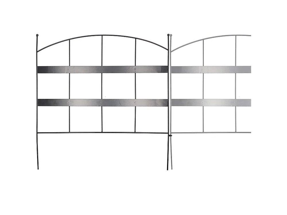 Bordure de jardin en métal 58 x 0.6 x 57 cm Intemporel