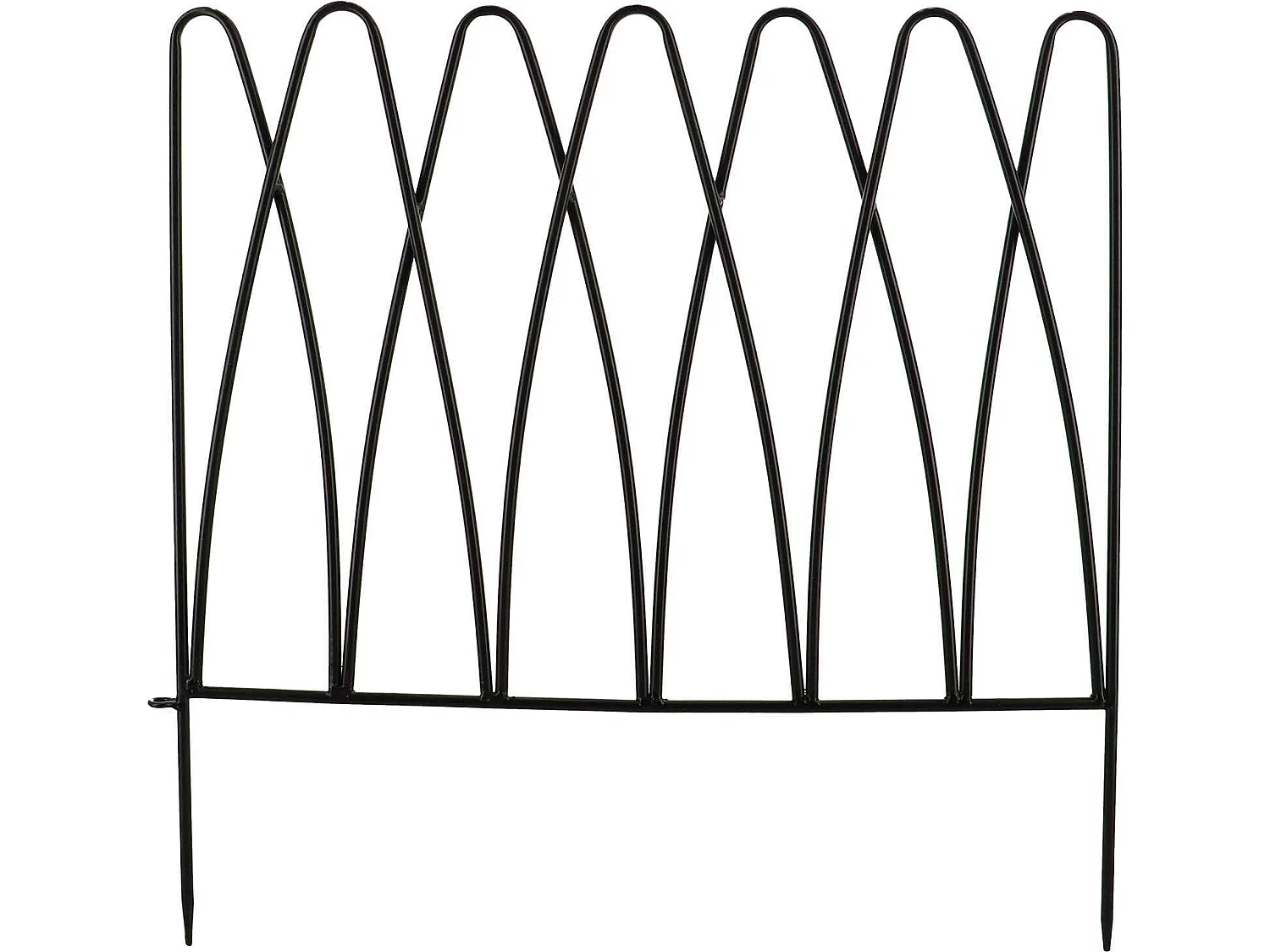 Bordure de jardin en métal  58 x 0.6 x 57 cm Vagues