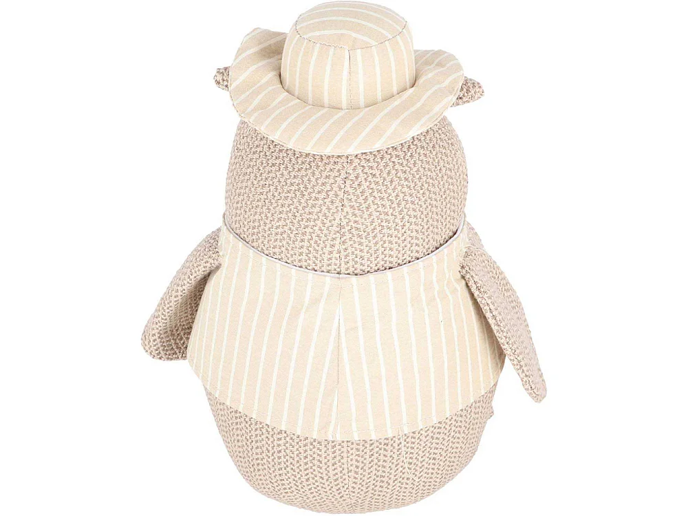 Cale-porte en tissu animal habillé Chouette
