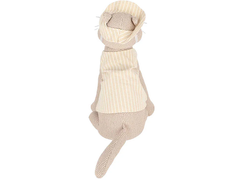 Cale-porte en tissu animal habillé Chat