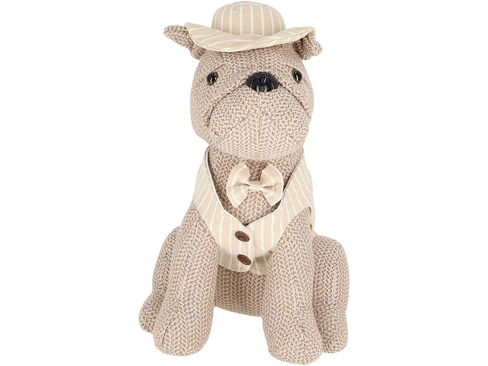 Cale-porte en tissu animal habillé Chien