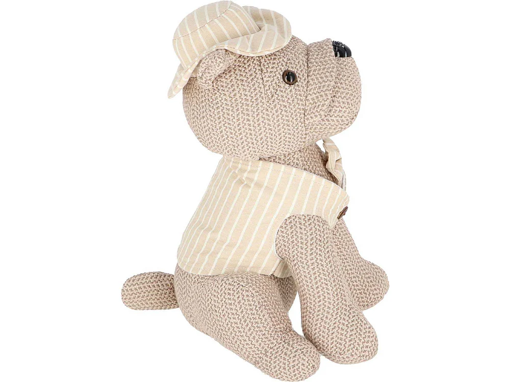 Cale-porte en tissu animal habillé Chien