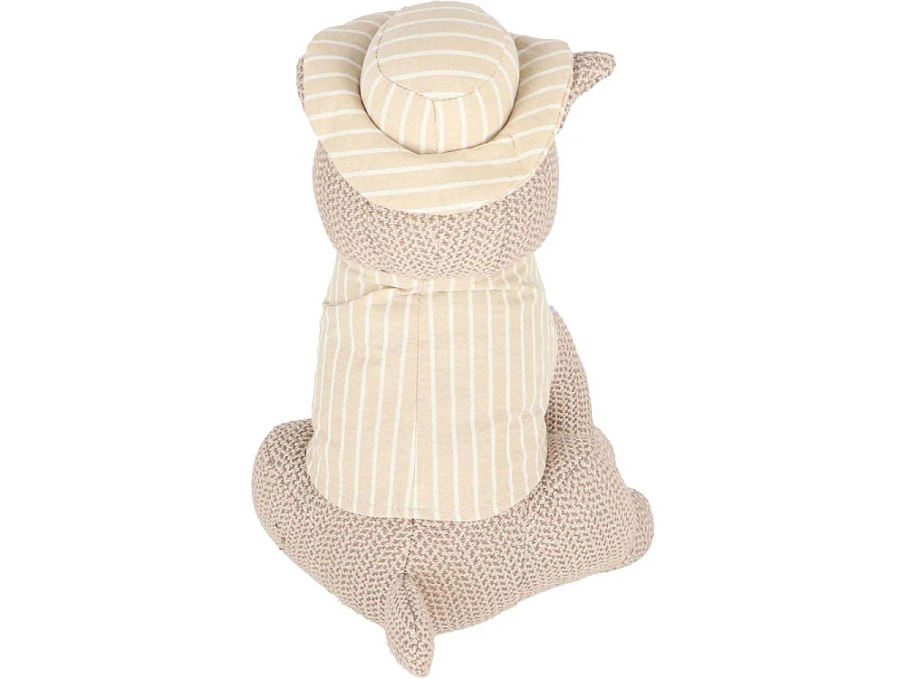 Cale-porte en tissu animal habillé Chien