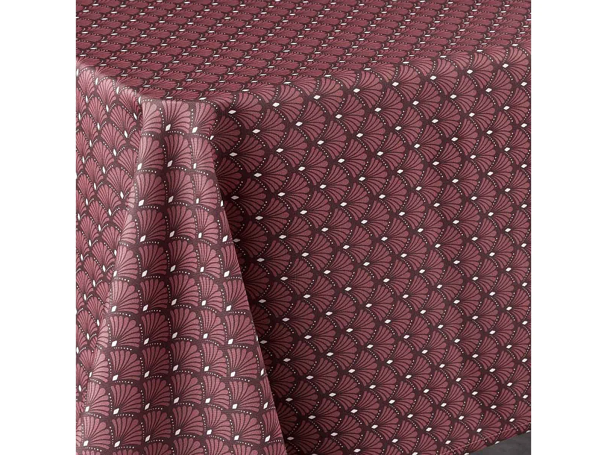 Nappe Imprimée "Art Chic" 150x240cm Terracotta