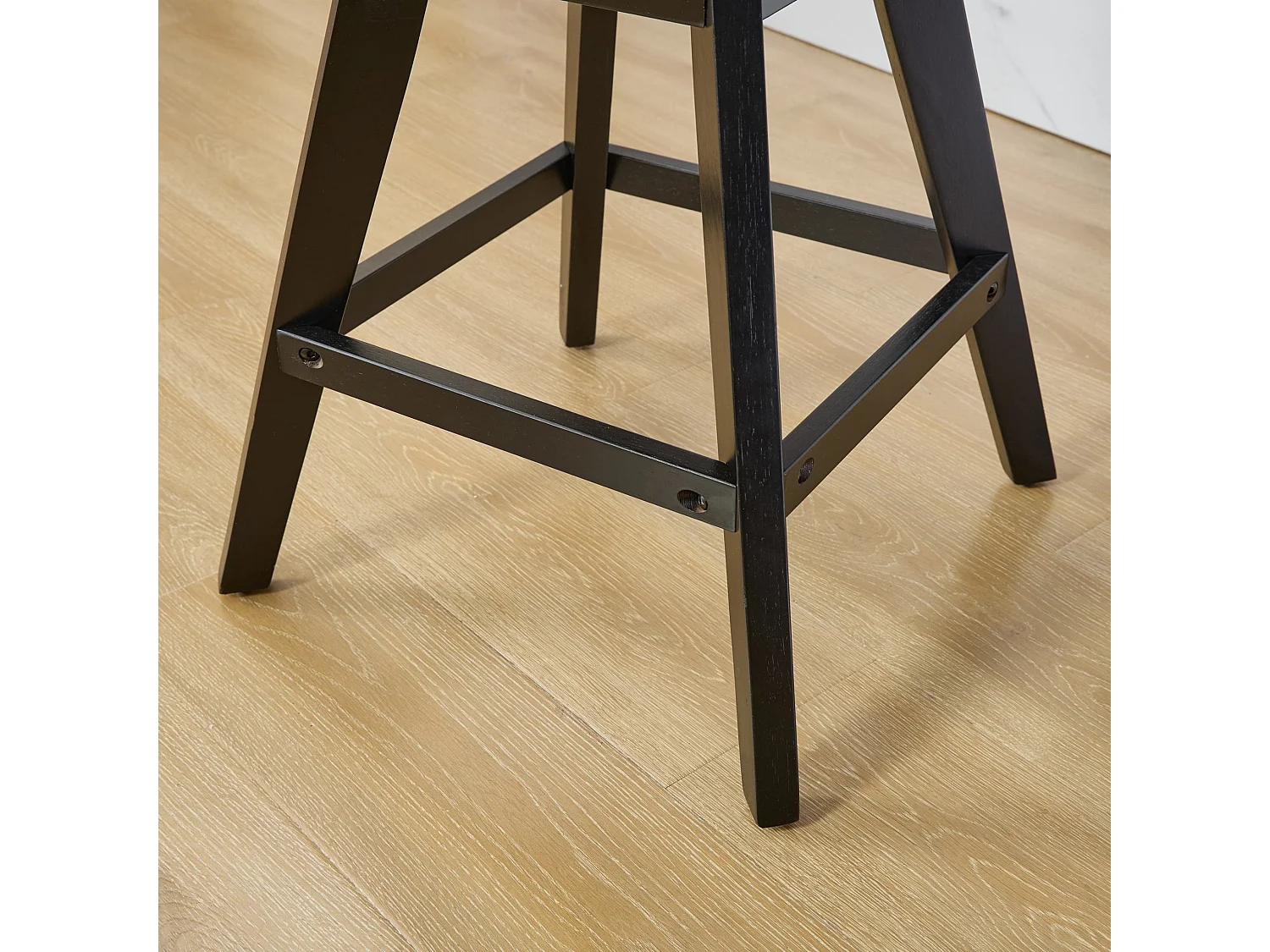 Set van 2 fluwelen barkrukken met wingback rugleuning en draaibare zitting 65 5 cm