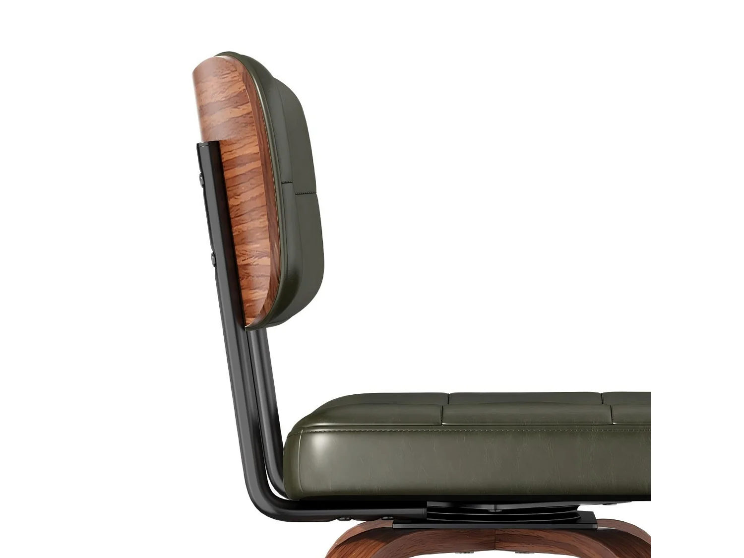 Lot de 2 tabourets de bar pivotants à 360 degrés avec assise rembourrée et repose-pied intégré pour îlots de cuisine, bars à domicile et salles à manger