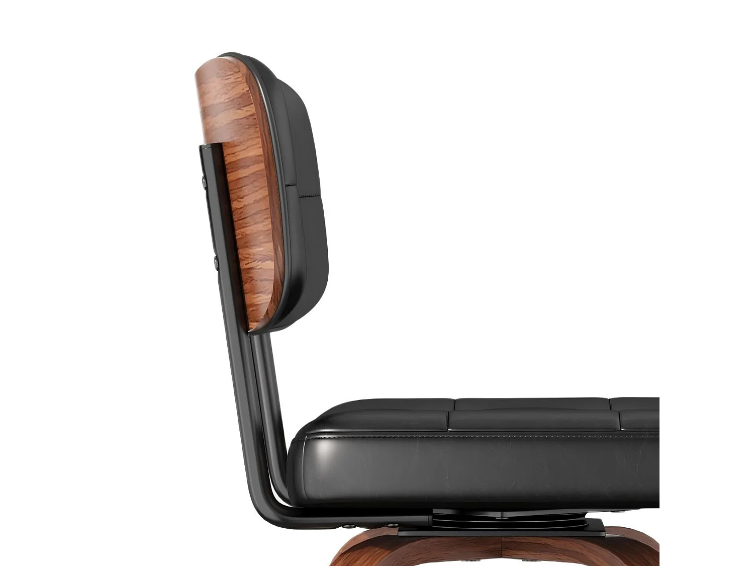 Lot de 2 tabourets de bar pivotants à 360 degrés avec assise rembourrée et repose-pied intégré pour îlots de cuisine, bars à domicile et salles à manger