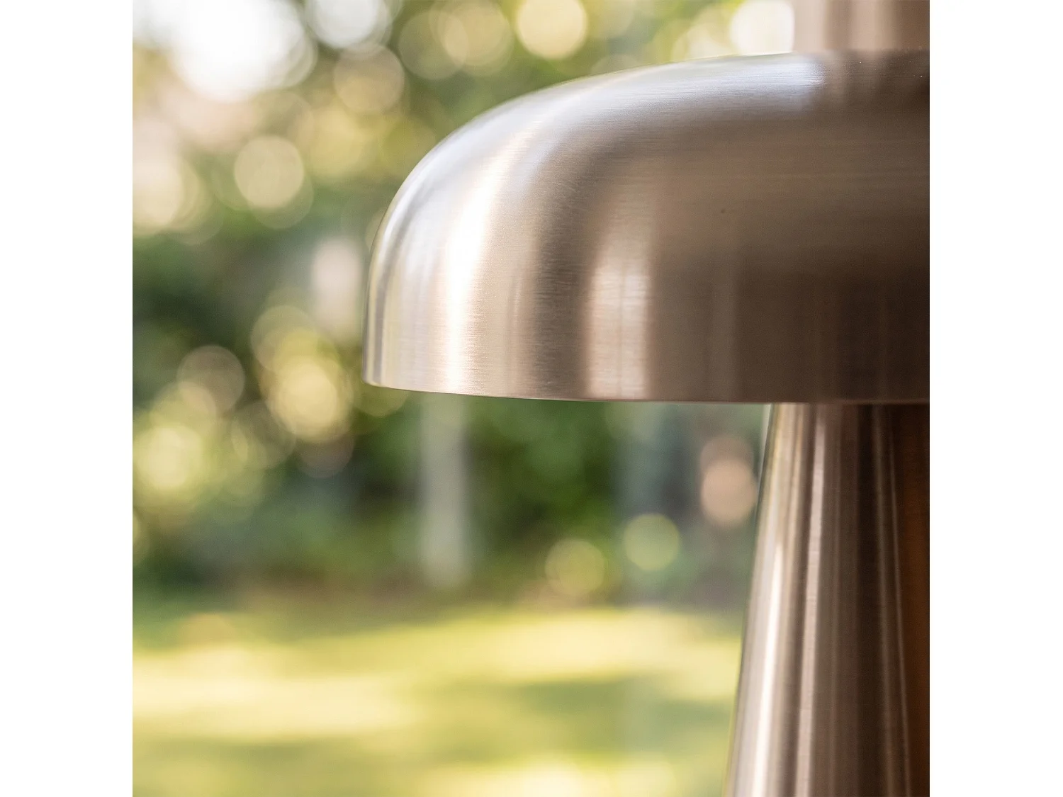 Lampe en métal brossé - Livia