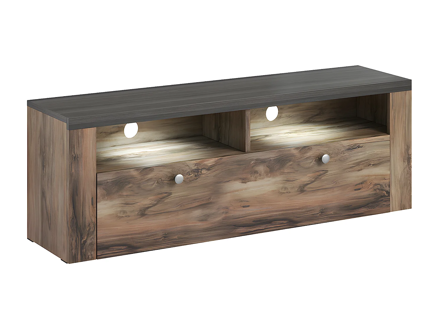 Mobile TV 1 anta Amaury marrone scuro 140cm