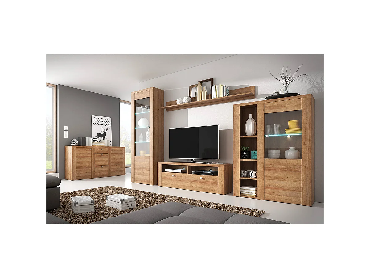 TV-Möbel 1 Tür 140 cm Amaury Holz