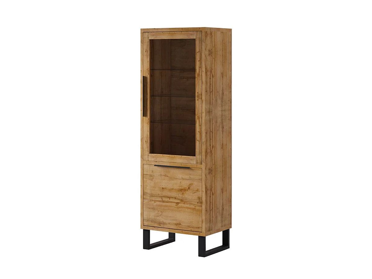 Vitrine 2 portes Eden Bois et Metal