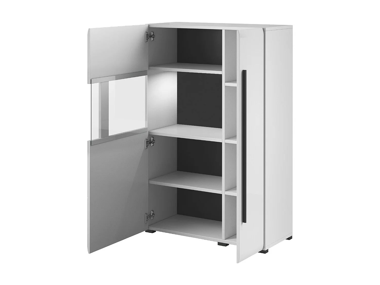 Credenza 2 ante Louis bianco 136cm