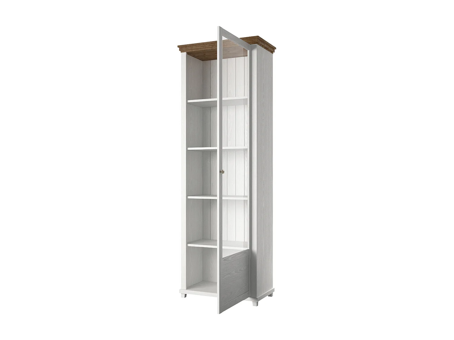 Vitrine 1 porte ouverture droite Martin Bois Blanc