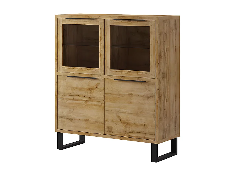 Vajillero 4 puertas Eden Madera y Metal