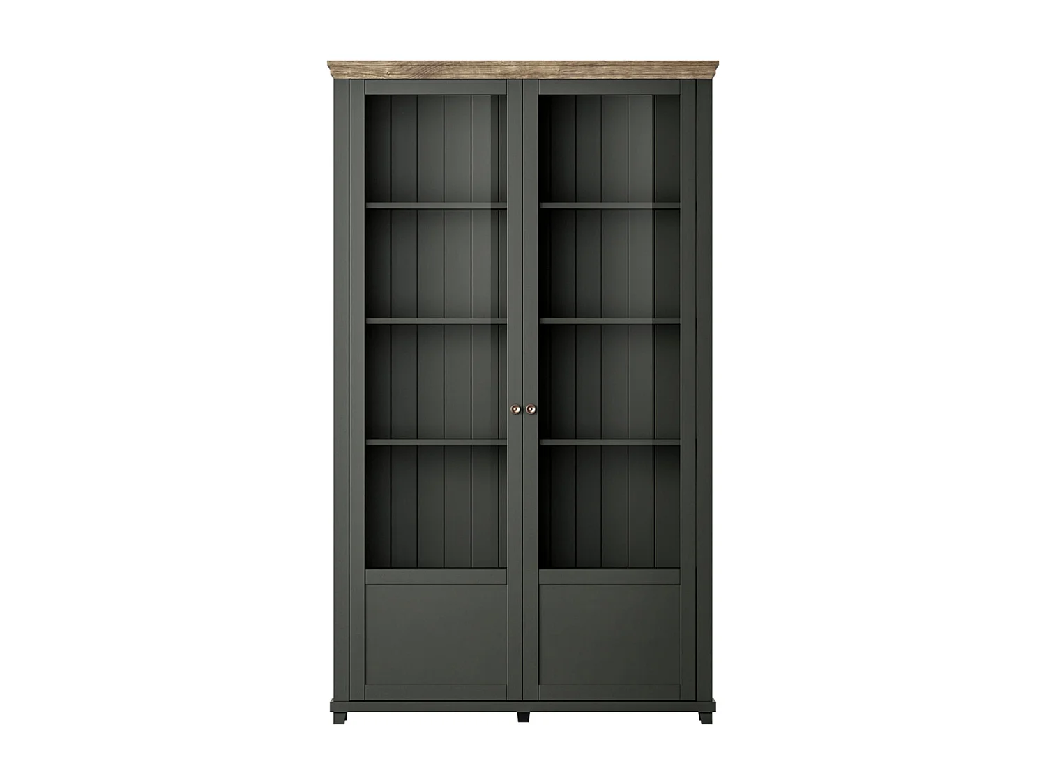 Martin 2-door dresser Green and Wood