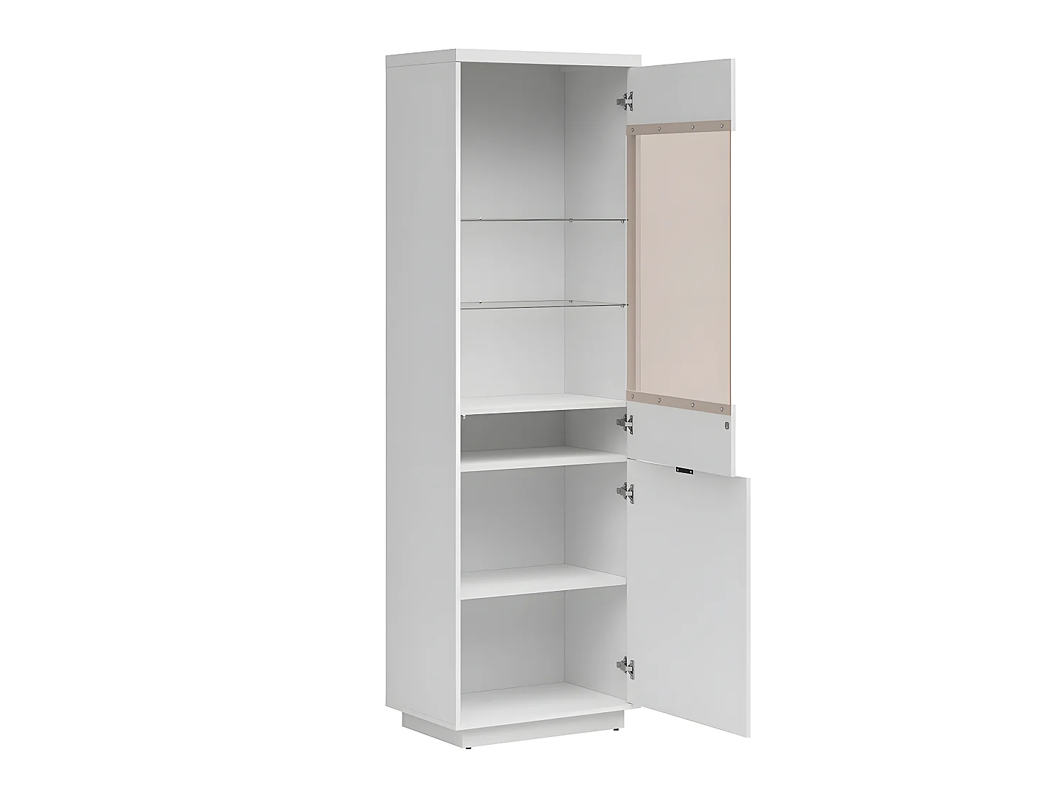 Sven 2-deurs vitrinekast Wit