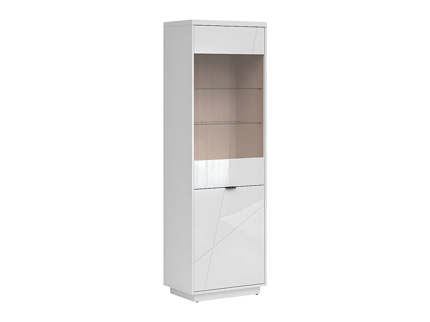 Vitrine 2 portes Sven Blanc