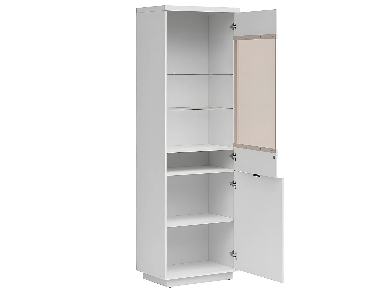 Sven 2-deurs vitrinekast Wit