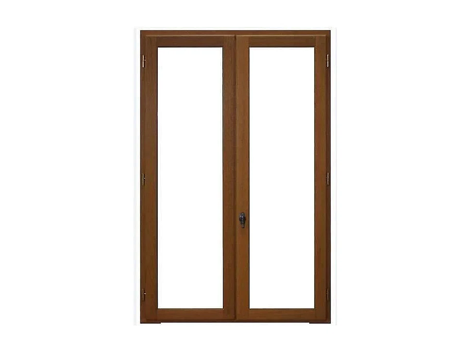 Ventana de madera de 2 hojas Altura 145 X Anchura 80 (Dimensiones de la mesa) sin manilla