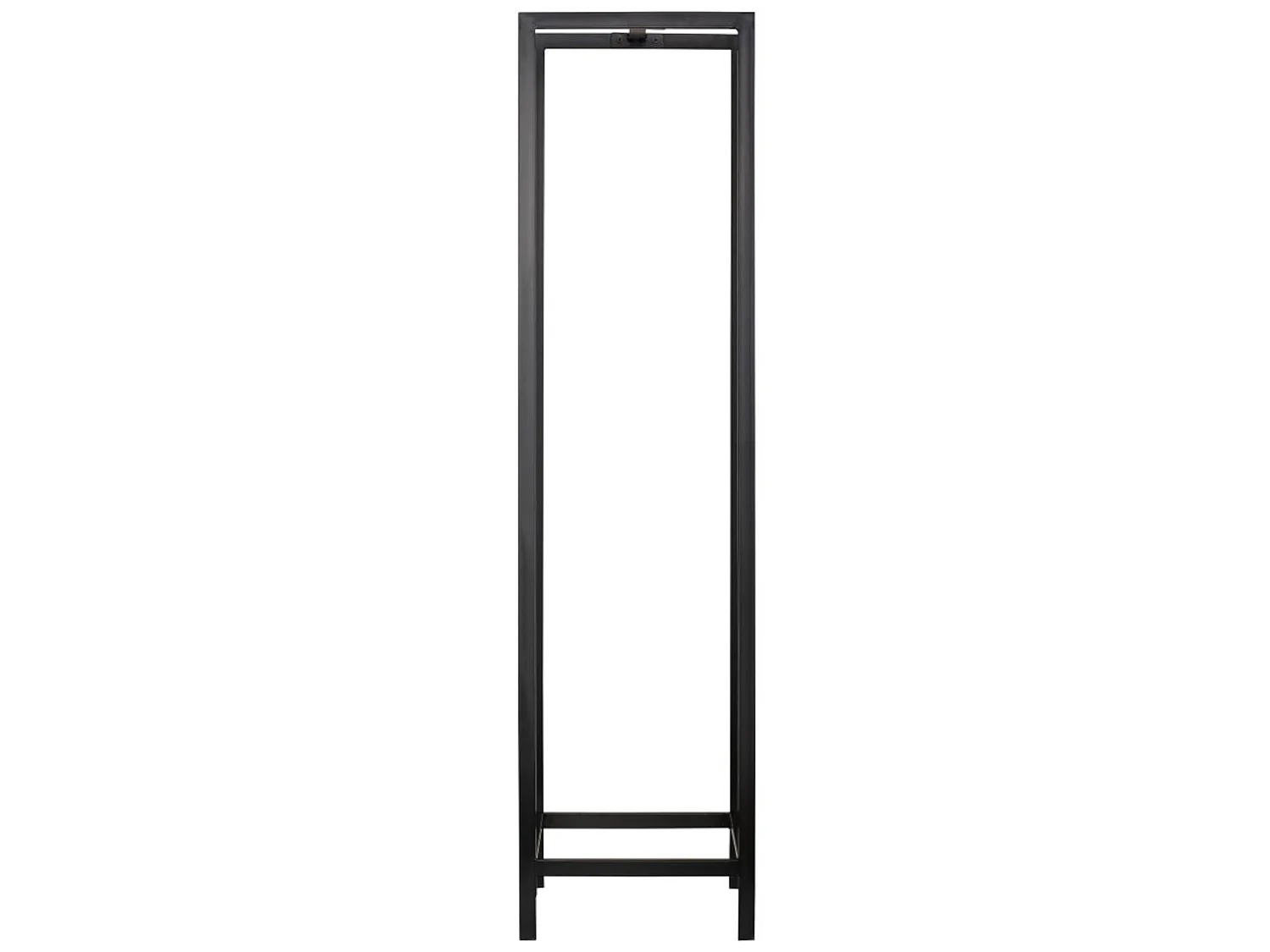 Range-bûches Taarbæk pour intérieur / extérieur 140 x 35 x 35 cm noir [en.casa]