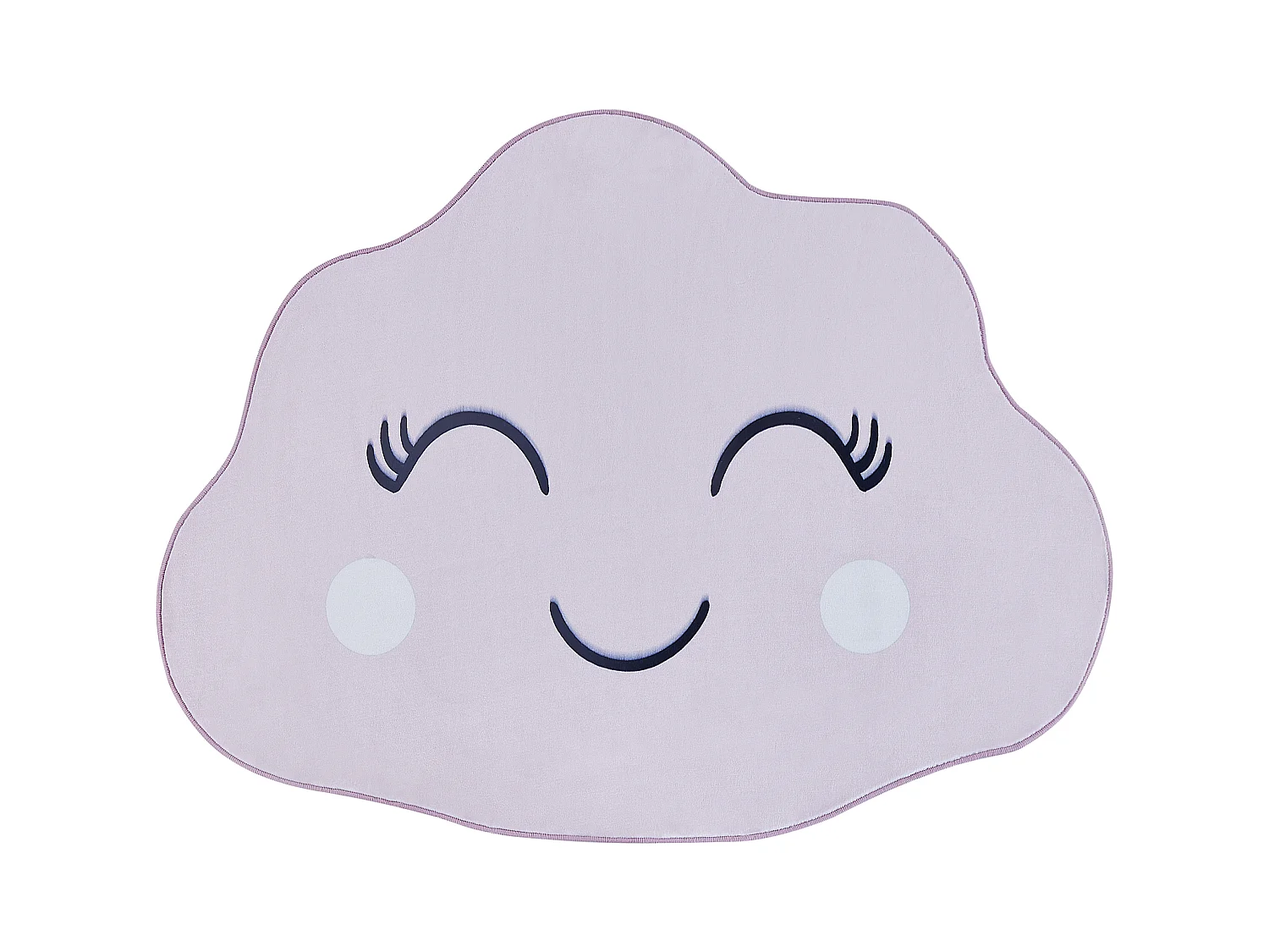Tapis enfant CUMULUS Rose pastel 90 x 120 cm