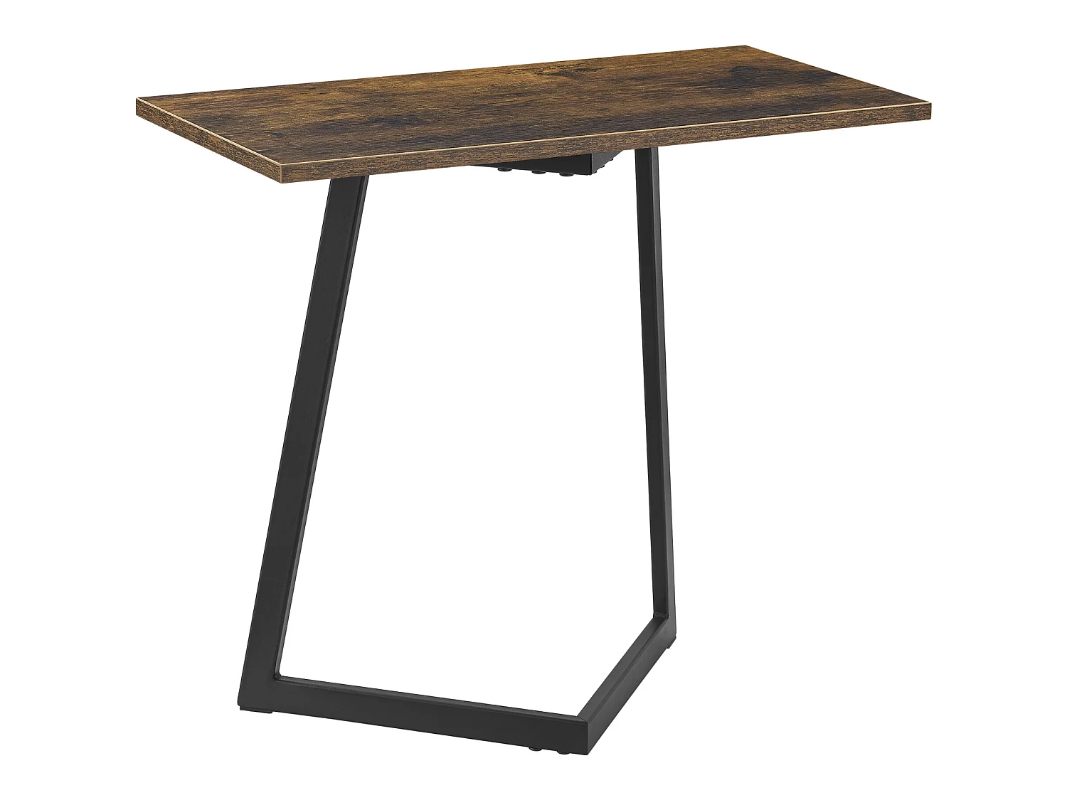 Table d'appoint rectangulaire Kalundborg 55 x 60 x 30 cm effet bois foncé [en.casa]