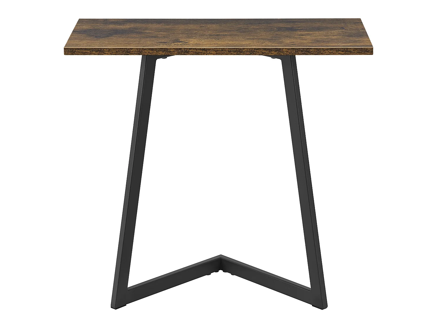 Table d'appoint rectangulaire Kalundborg 55 x 60 x 30 cm effet bois foncé [en.casa]