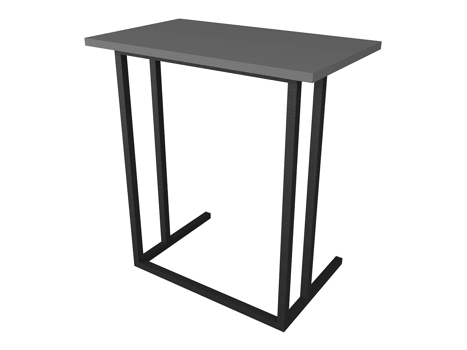 Table d'appoint Högsby 65,5 x 60 x 35,5 cm anthracite [en.casa]