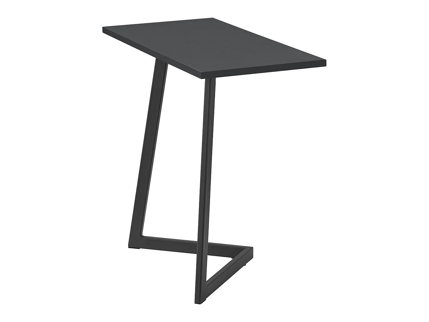 Table d'appoint rectangulaire Kalundborg 55 x 60 x 30 cm noir [en.casa]