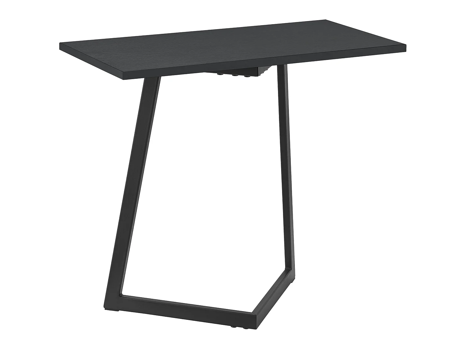 Table d'appoint rectangulaire Kalundborg 55 x 60 x 30 cm noir [en.casa]