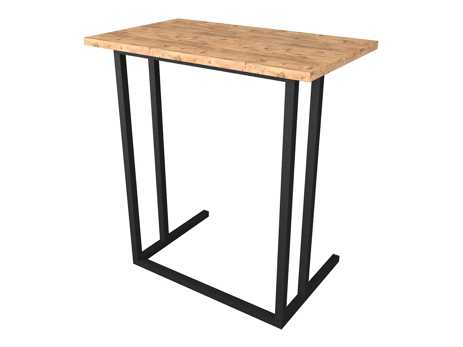 Table d'appoint Högsby 65,5 x 60 x 35,5 cm effet chêne [en.casa]