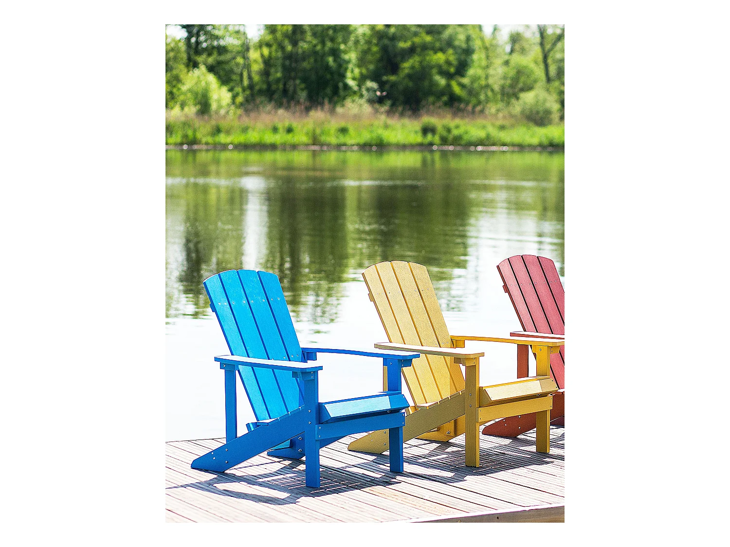 Tuinstoel ADIRONDACK Blauw