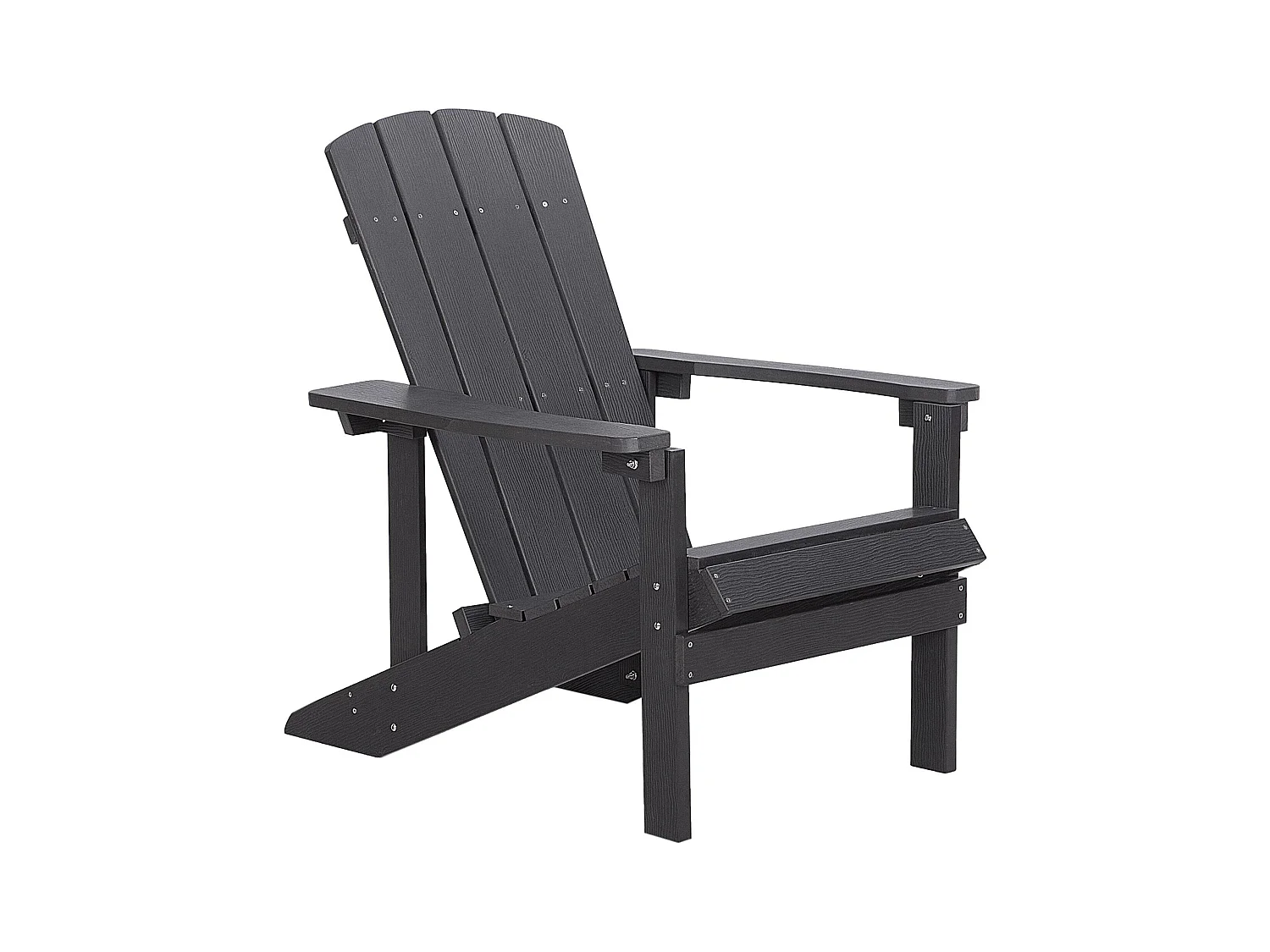 Chaise de jardin ADIRONDACK Gris foncé