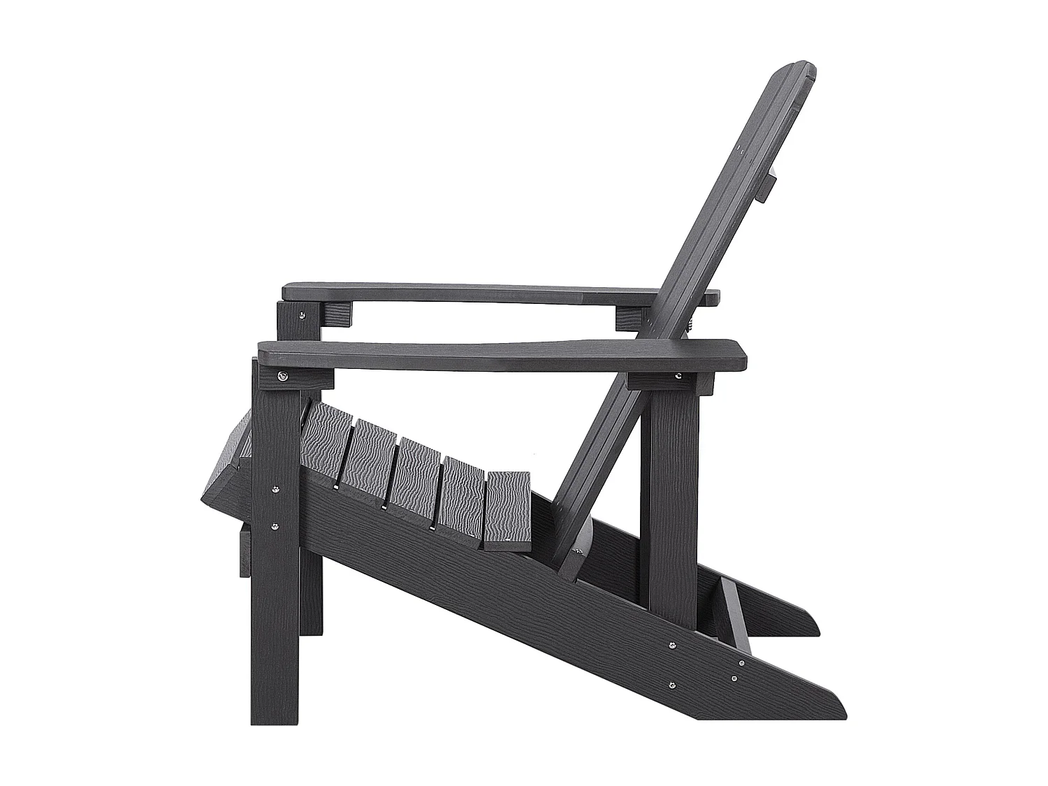 Krzesło ogrodowe ADIRONDACK Ciemnoszary