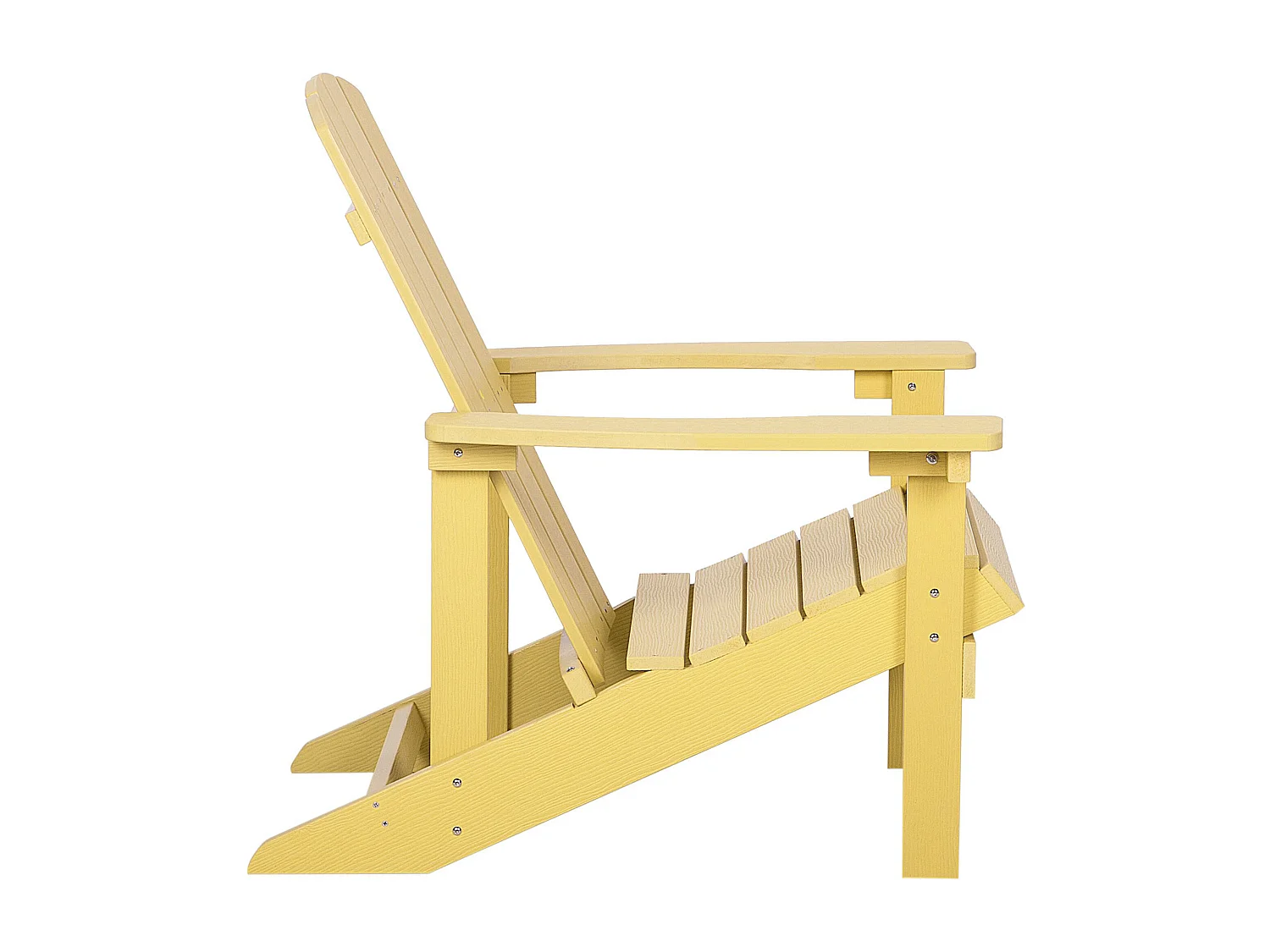 Cadeira de jardim ADIRONDACK Amarelo