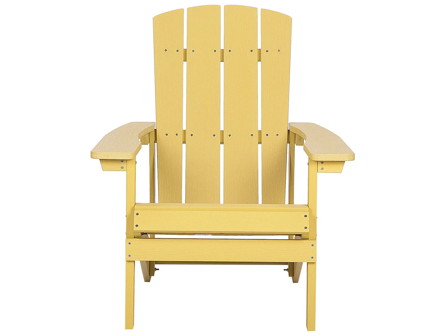 Chaise de jardin ADIRONDACK Jaune