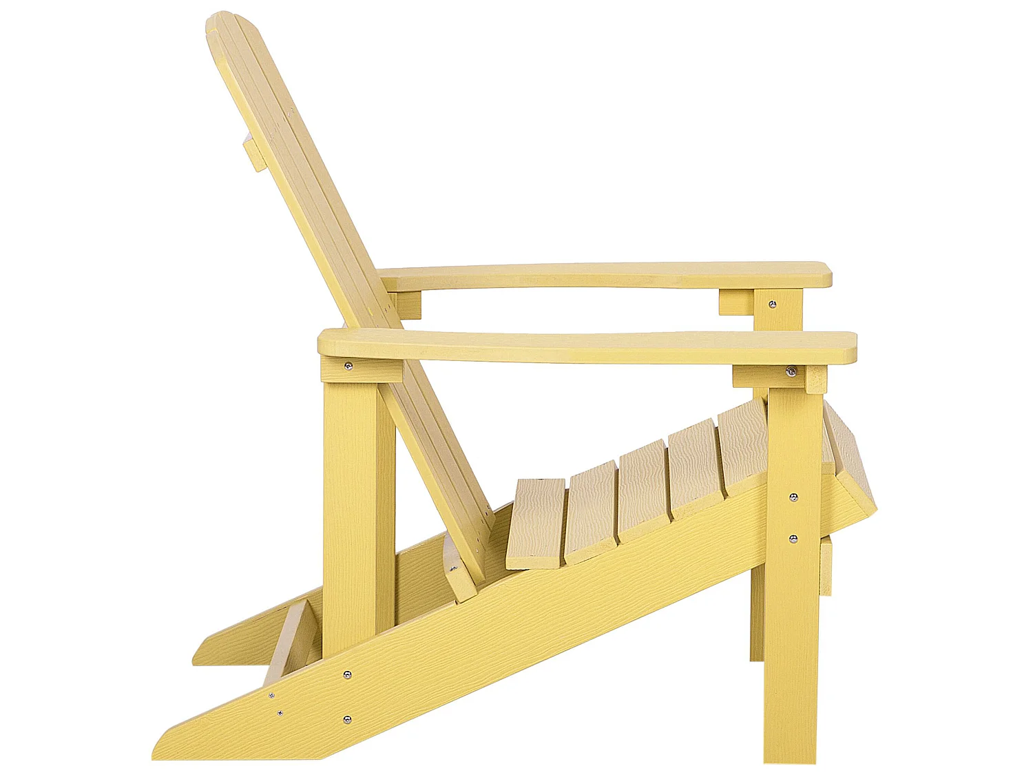 Chaise de jardin ADIRONDACK Jaune