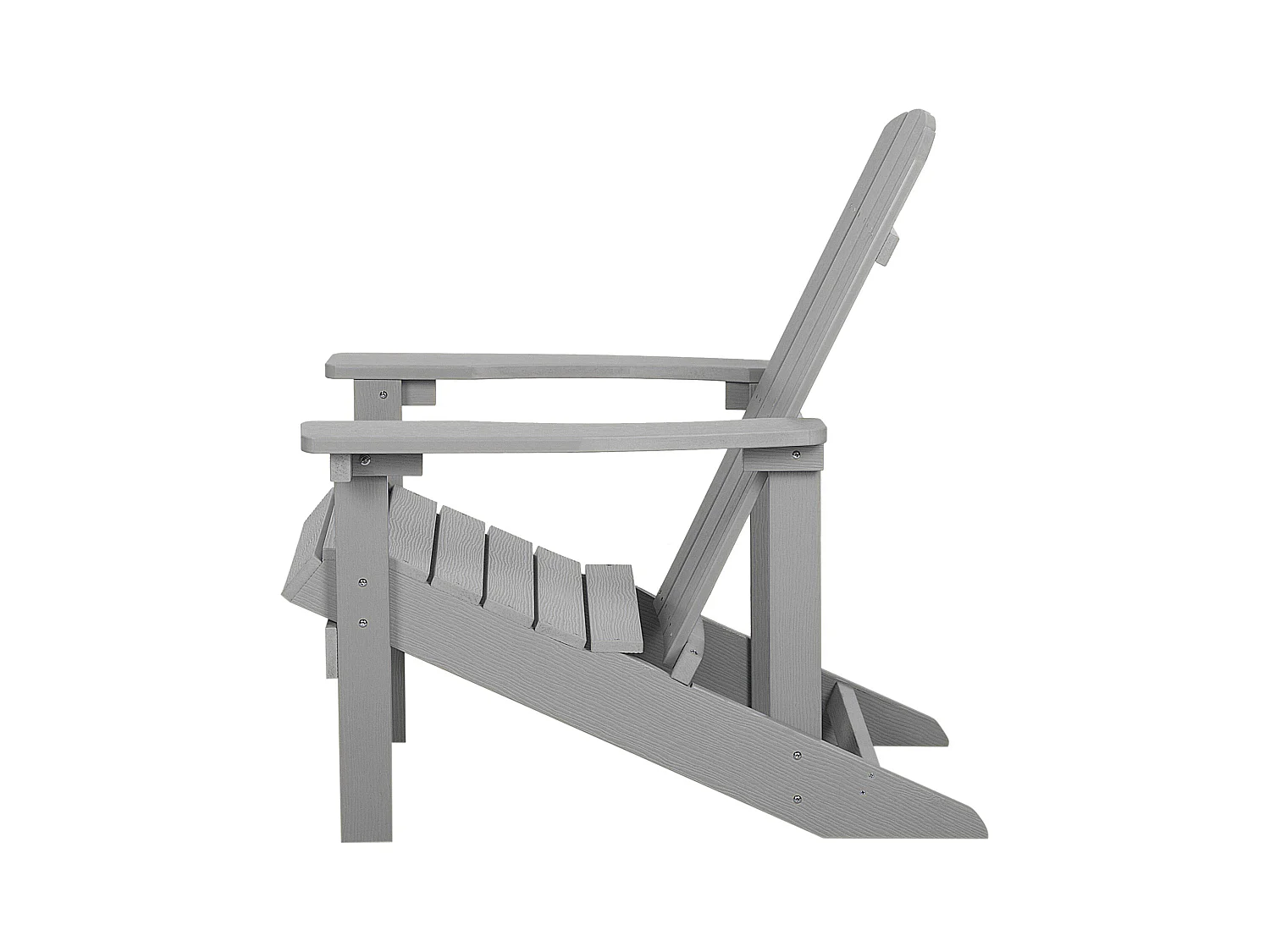 Chaise de jardin ADIRONDACK Gris clair