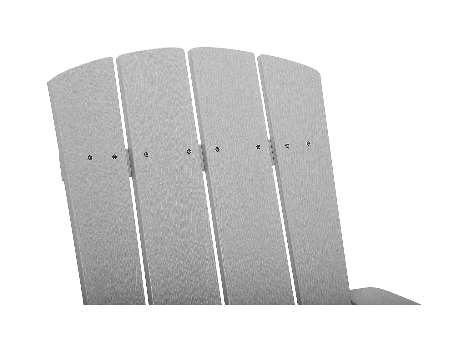 Chaise de jardin ADIRONDACK Gris clair