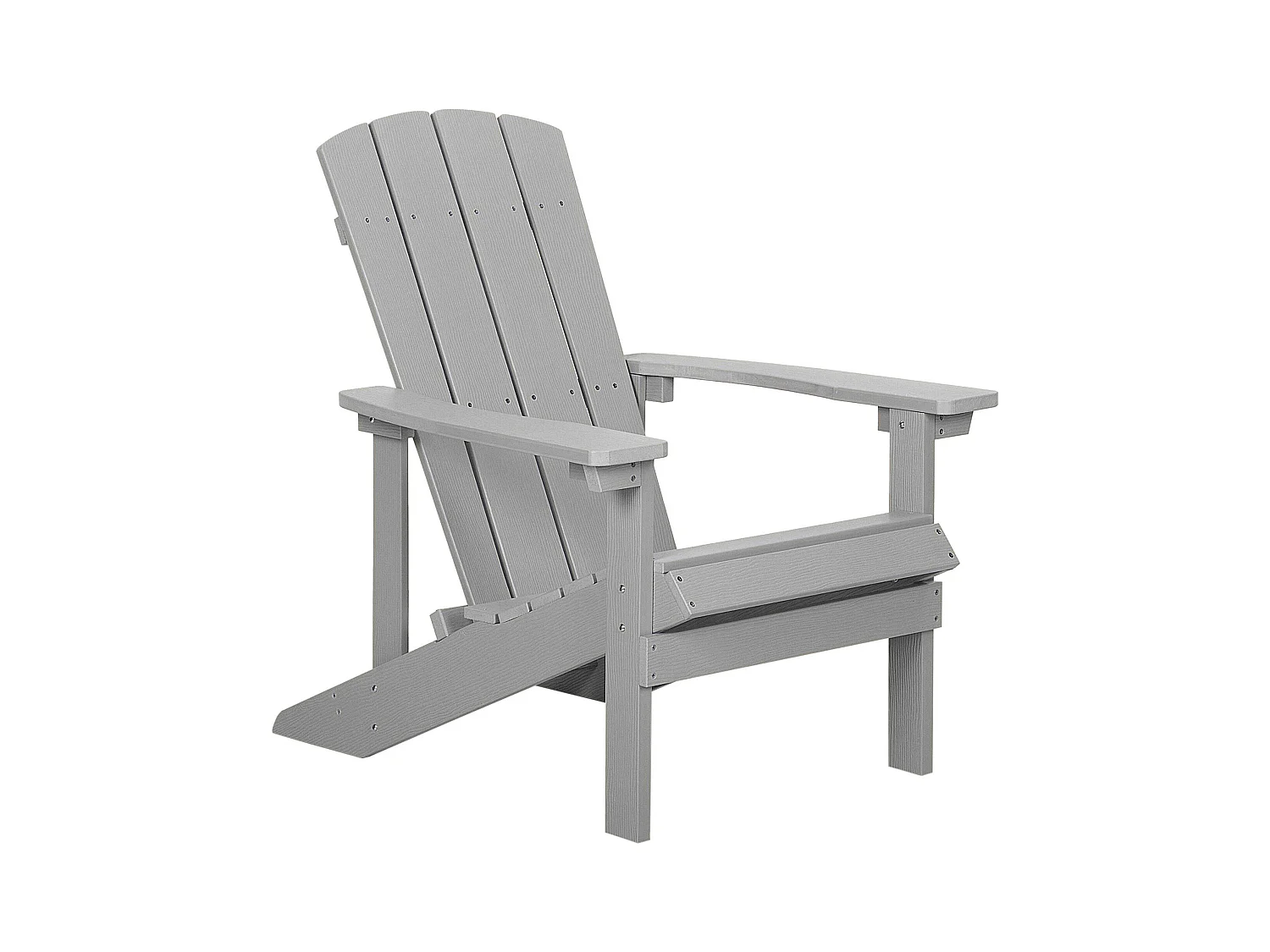 Chaise de jardin ADIRONDACK Gris clair