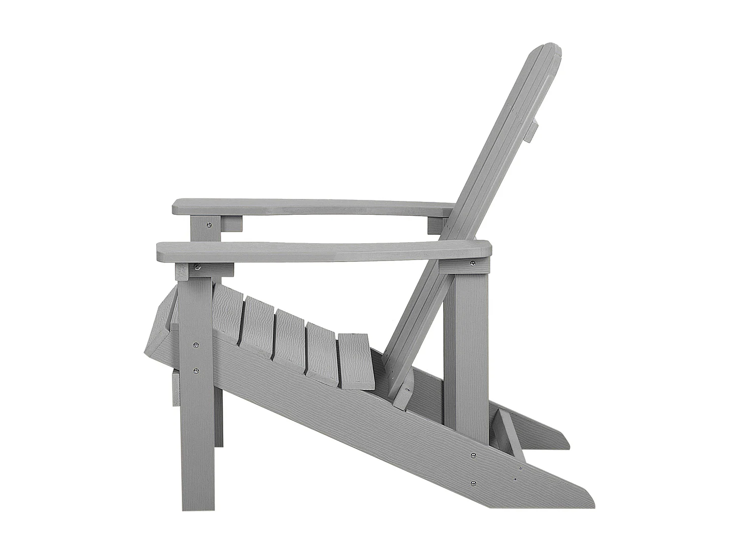 Chaise de jardin ADIRONDACK Gris clair