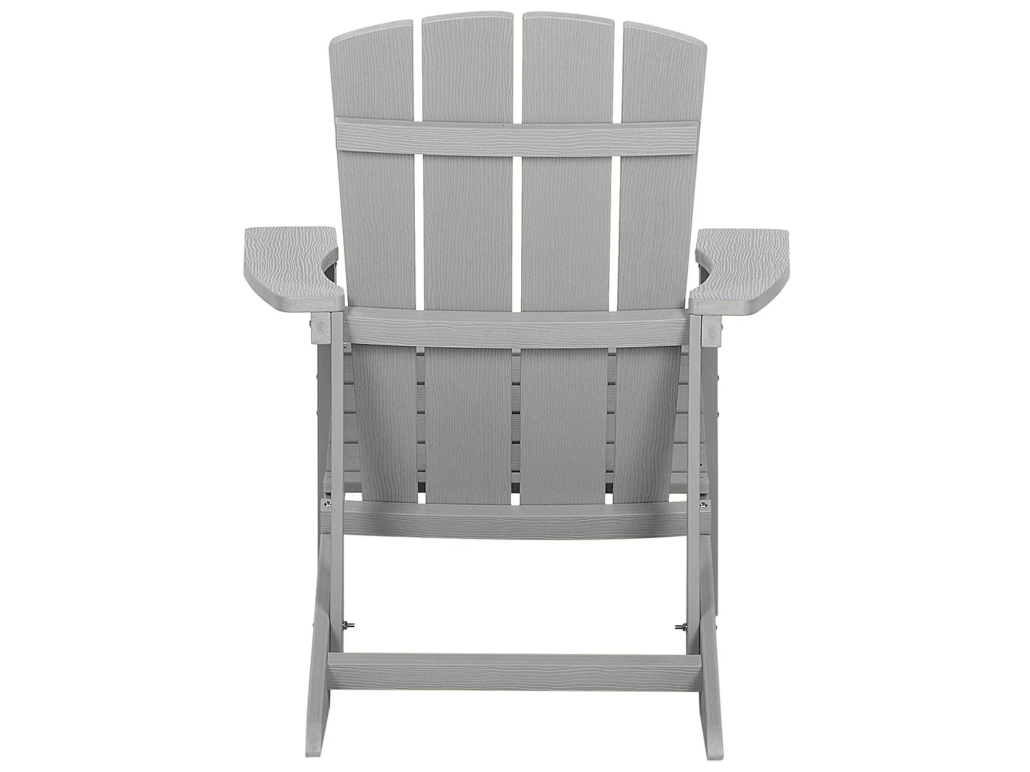 Silla de jardín ADIRONDACK Gris claro